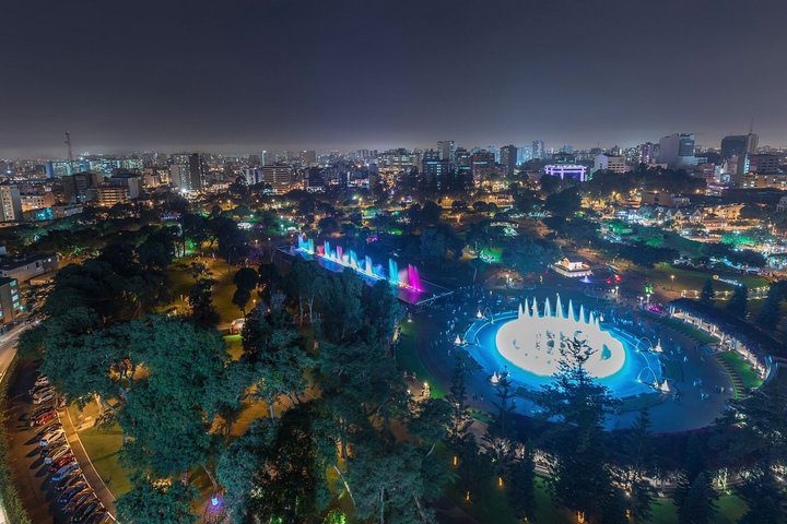 Lima Private Night Tour Water Circuit City Lights