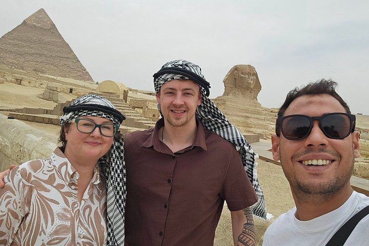 VIP Private Giza Pyramids Sphinx Saqqara and Memphis Tour