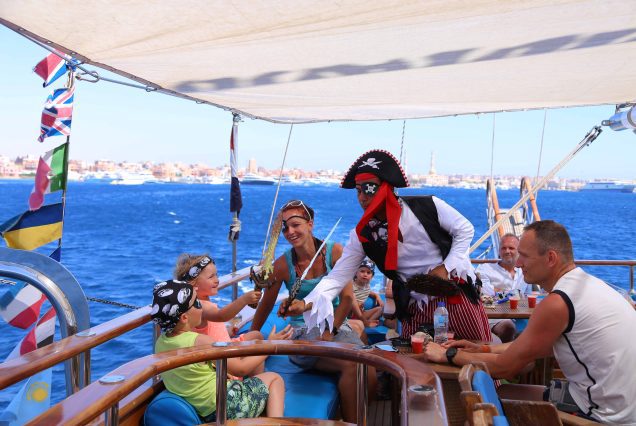 Pirates Sailing Boat to Ras Mohammed & White island